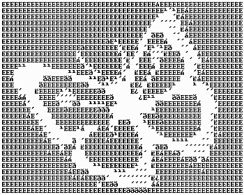 Contiene la imagen ASCII de una mariposa oculta en su cdigo.