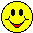El archivo del virus se muestra con el icono de una carita sonriente