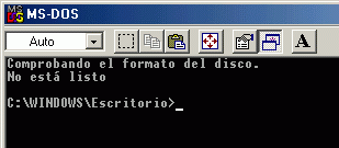 En caso de no existir, un mensaje indicando la imposibilidad de hacerlo, es mostrado.